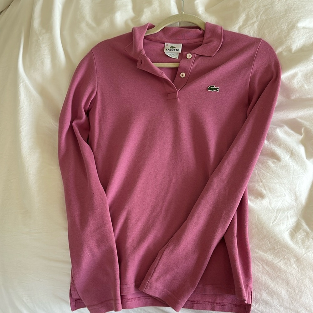 Lacoste long sleeve polo